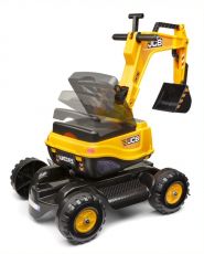 Экскаватор с прицепом и шлемом Falk 135A JCB